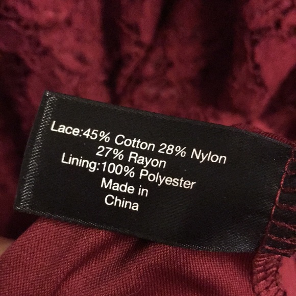 22W Lane Bryant Fit and Flare Lace Illusion Dress with High-Low Hemline - Picture 9 of 17